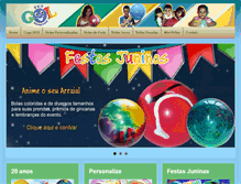 Tablet Screenshot of futgolbolas.com.br